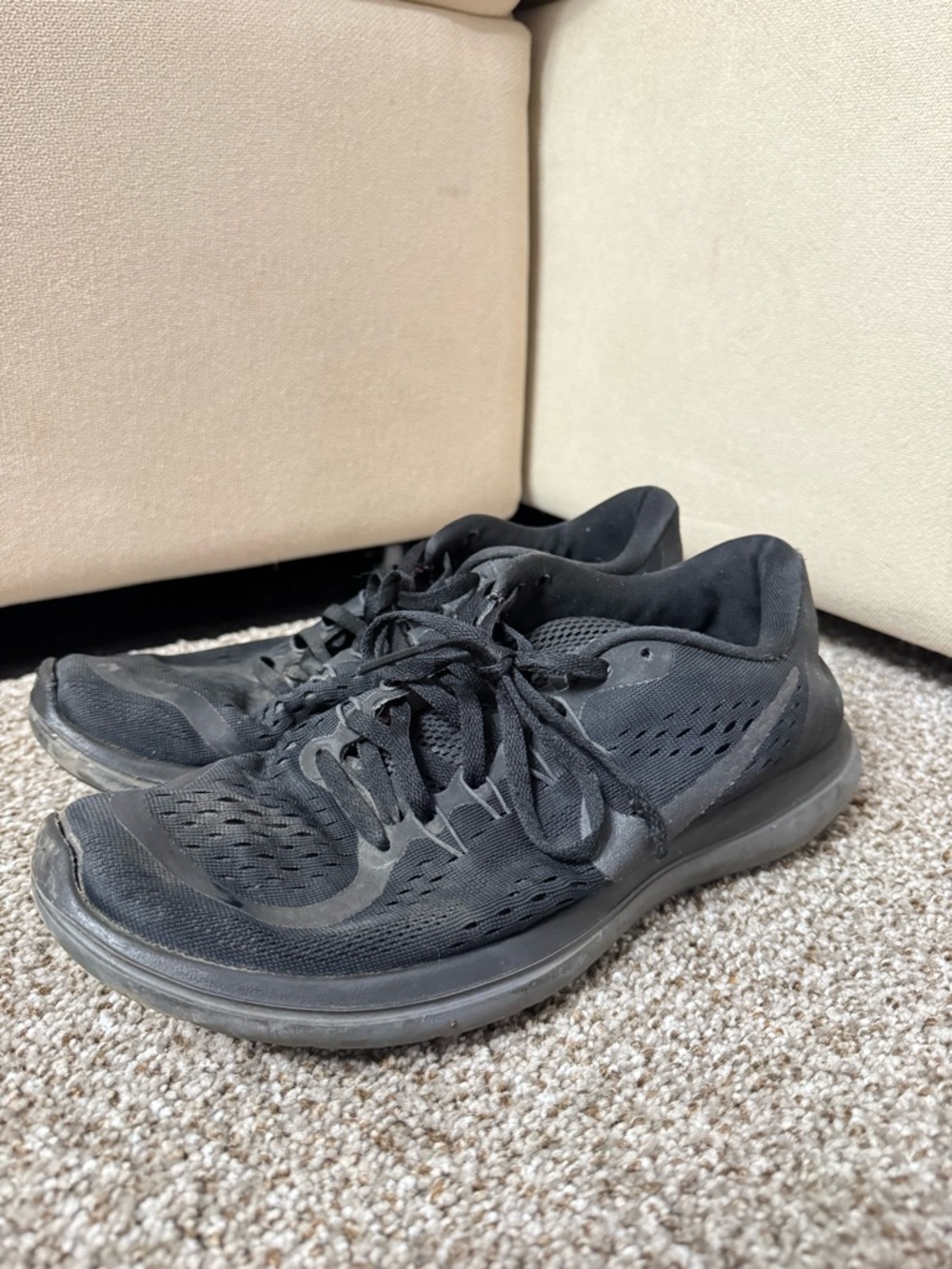 Nike Black Athletic Running Shoes